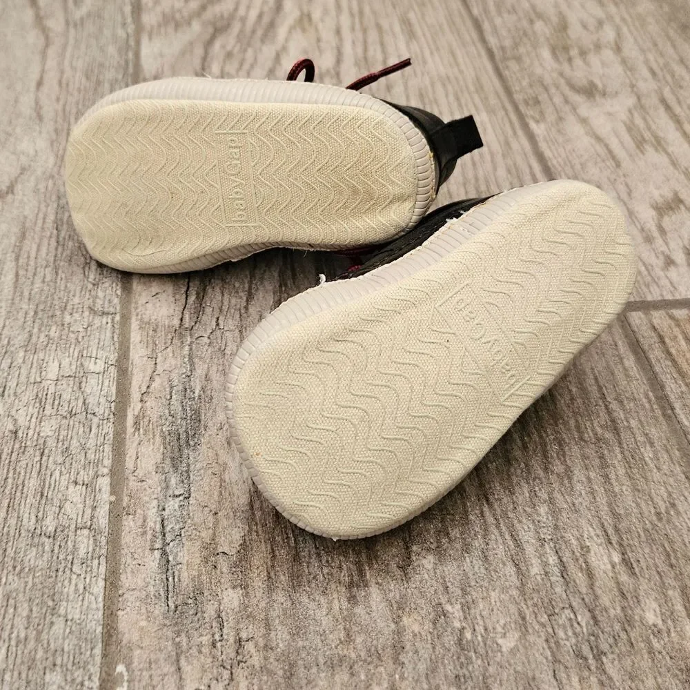 Baby Gap Black Boots Size 6-12M